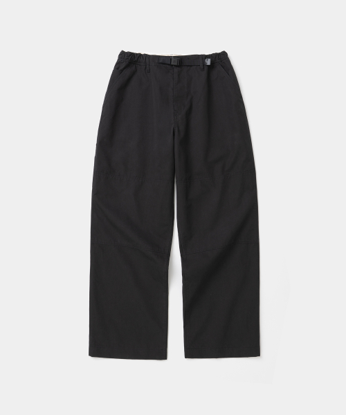 double knee strap easy pants black