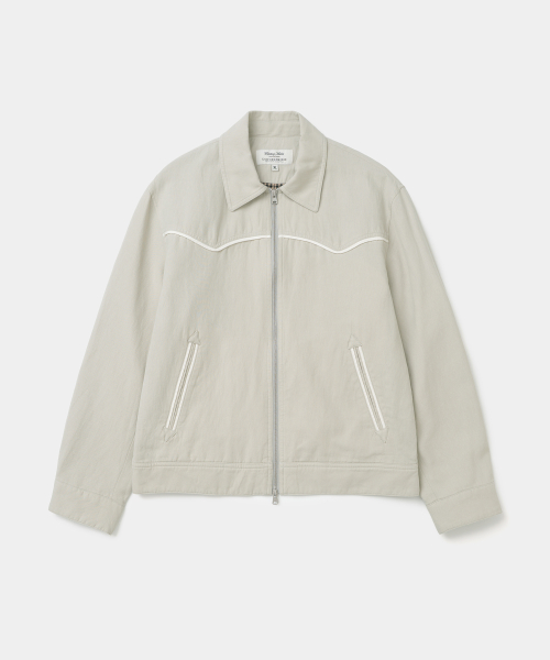 western blouson beige