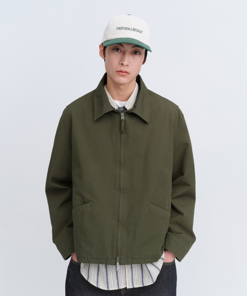 drizzler cotton jacket olive