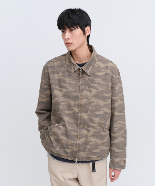drizzler cotton jacket camo