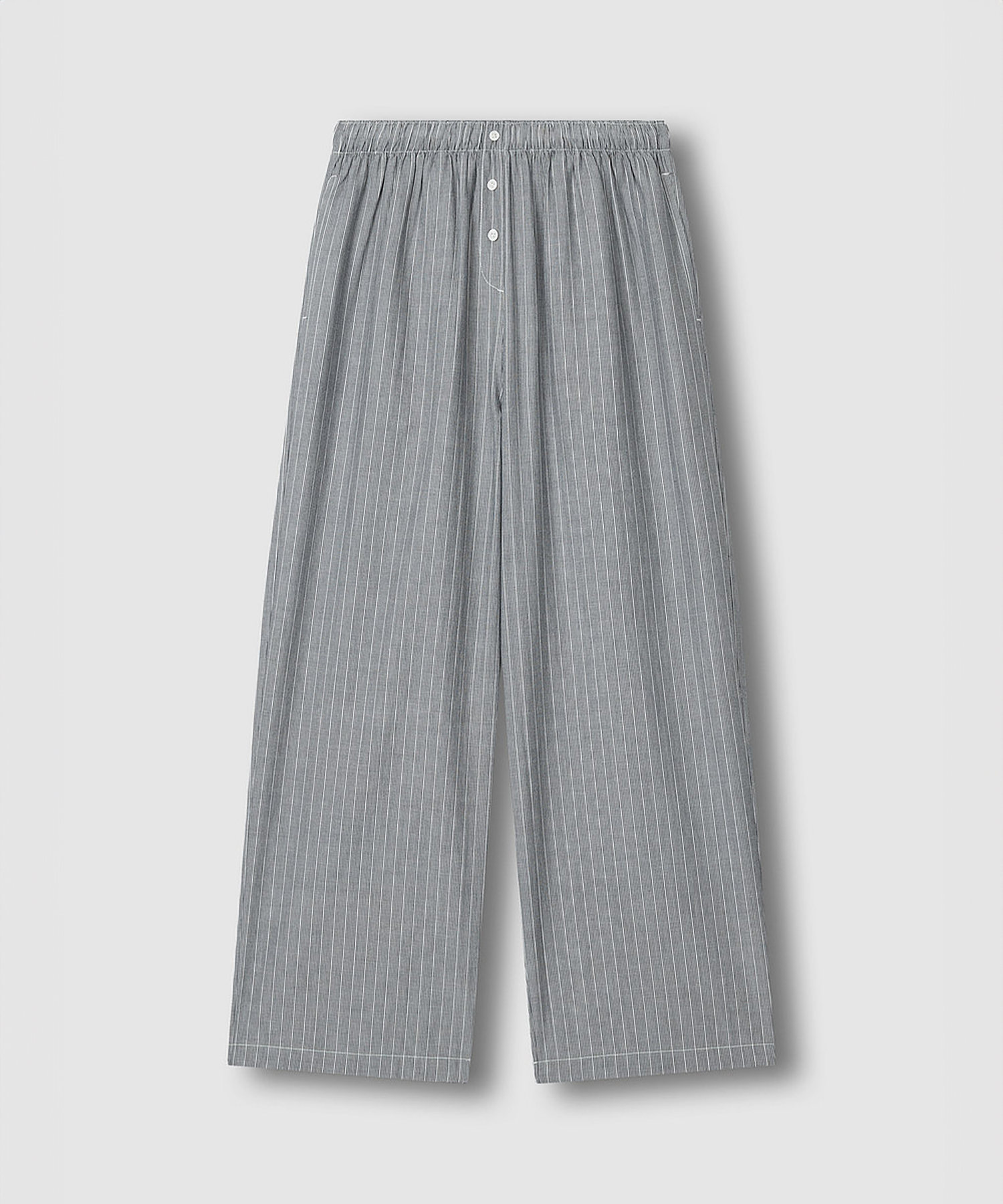 Женские пижамные брюки 10/10 из чистого хлопка_dark navy