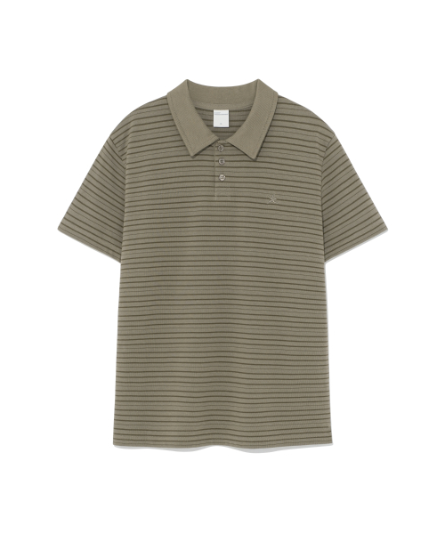TCM stripe pk T (khaki brown)