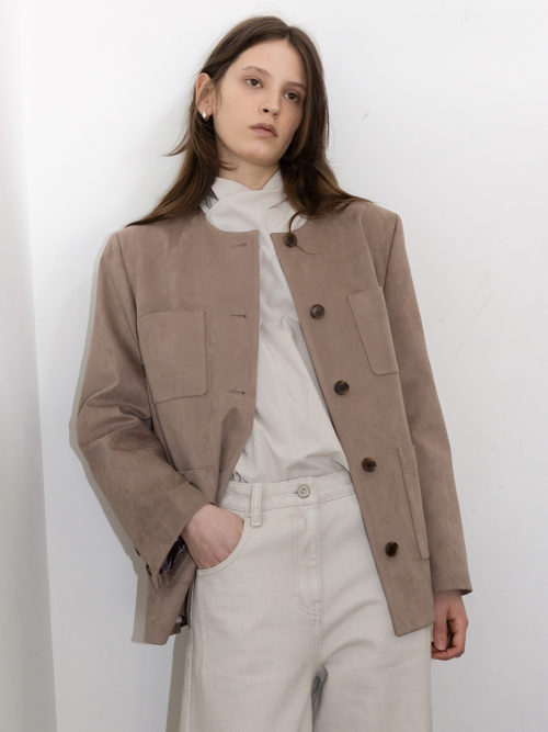 Oversized Faux Suede куртка SL6XJ112-91
