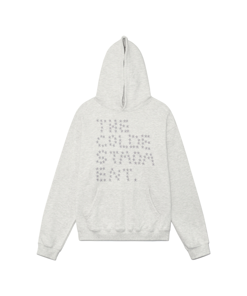 TCM star dot hoodie (oatmeal melange)