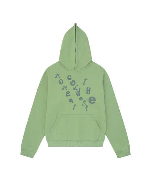 TCM diagonal hoodie (green)