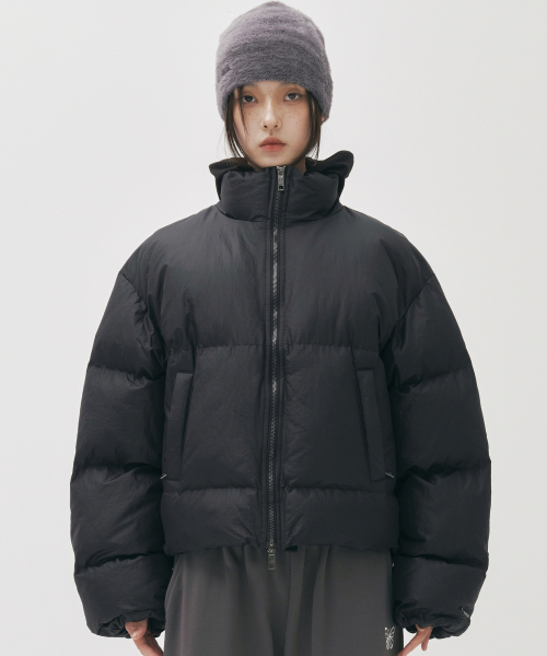 EMBRODIDERED PUFFER PADDING_BLACK