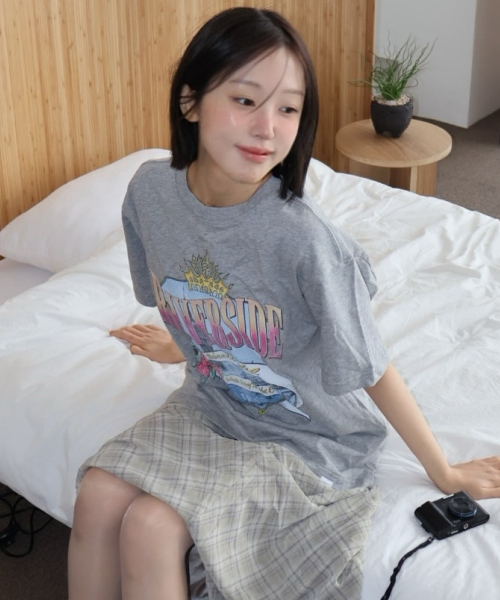 Футболка Riverside City Melange Gray