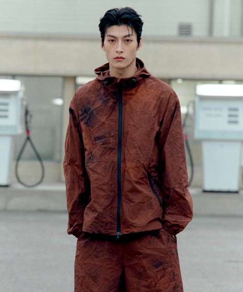TIE DYE WINDBREAKER JACKET (2 COLOR)