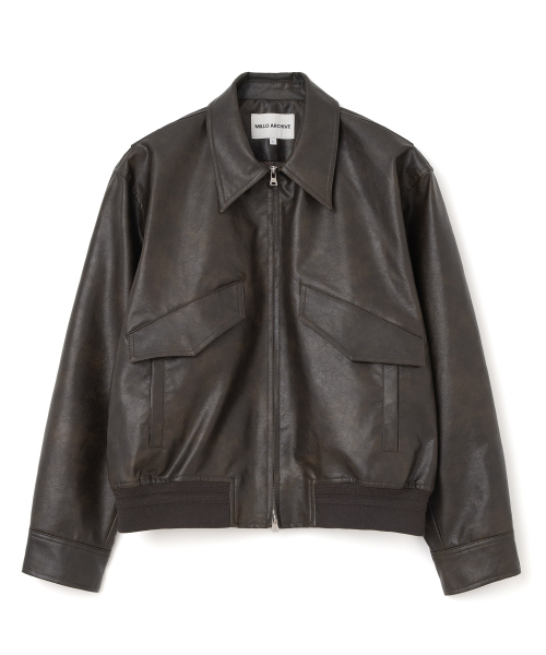 Кожаный блузон May A-2 [Cocoa]
