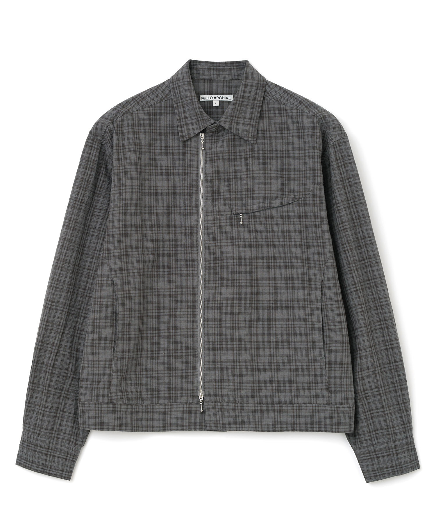 Seeker Check Shirt Jacket [серый]