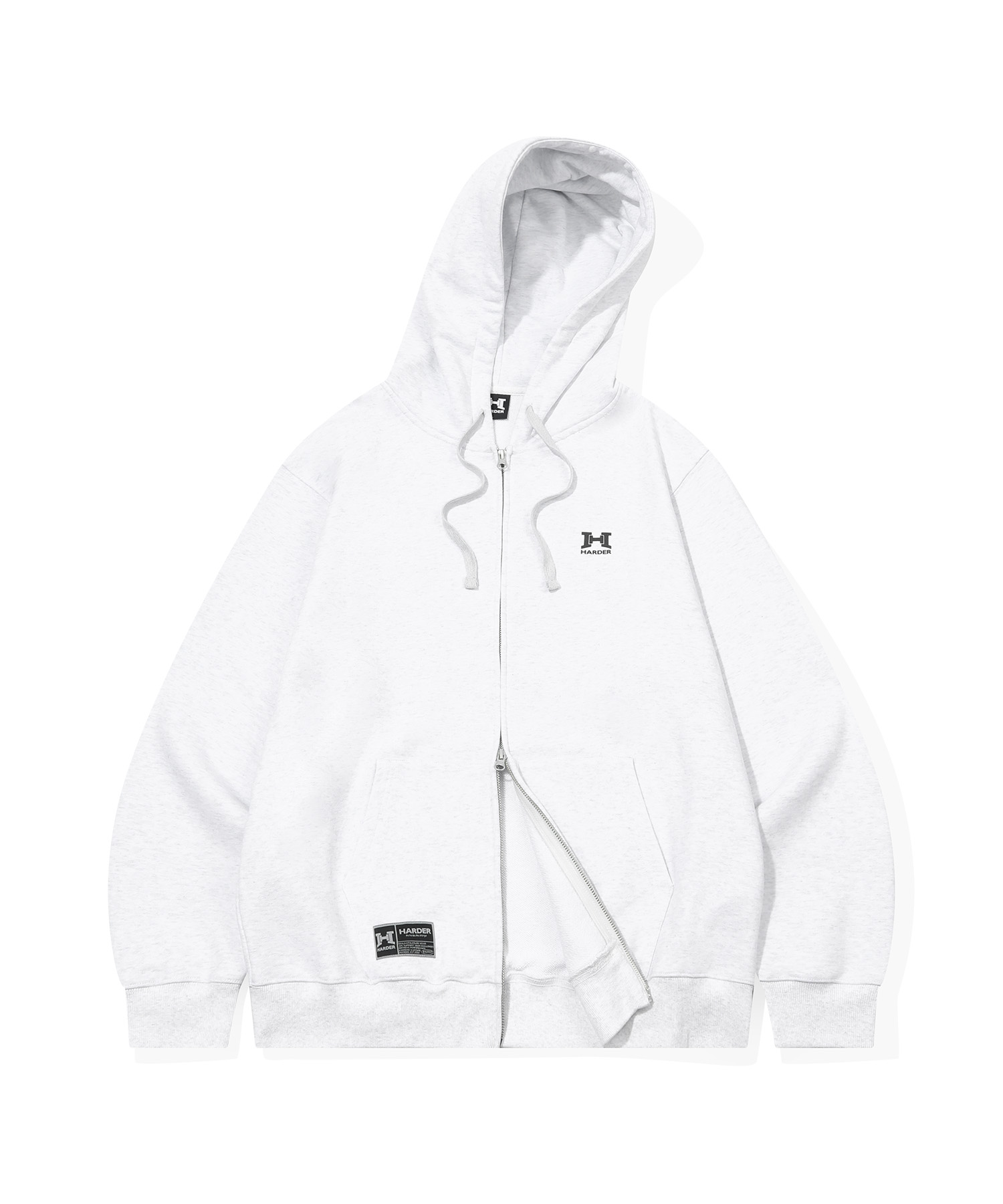 Худи на молнии 2WAY Active Terry (Ice Grey)