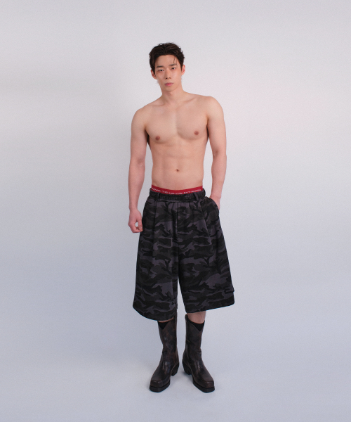 REC HALF SWEAT брюки [CAMO черный]