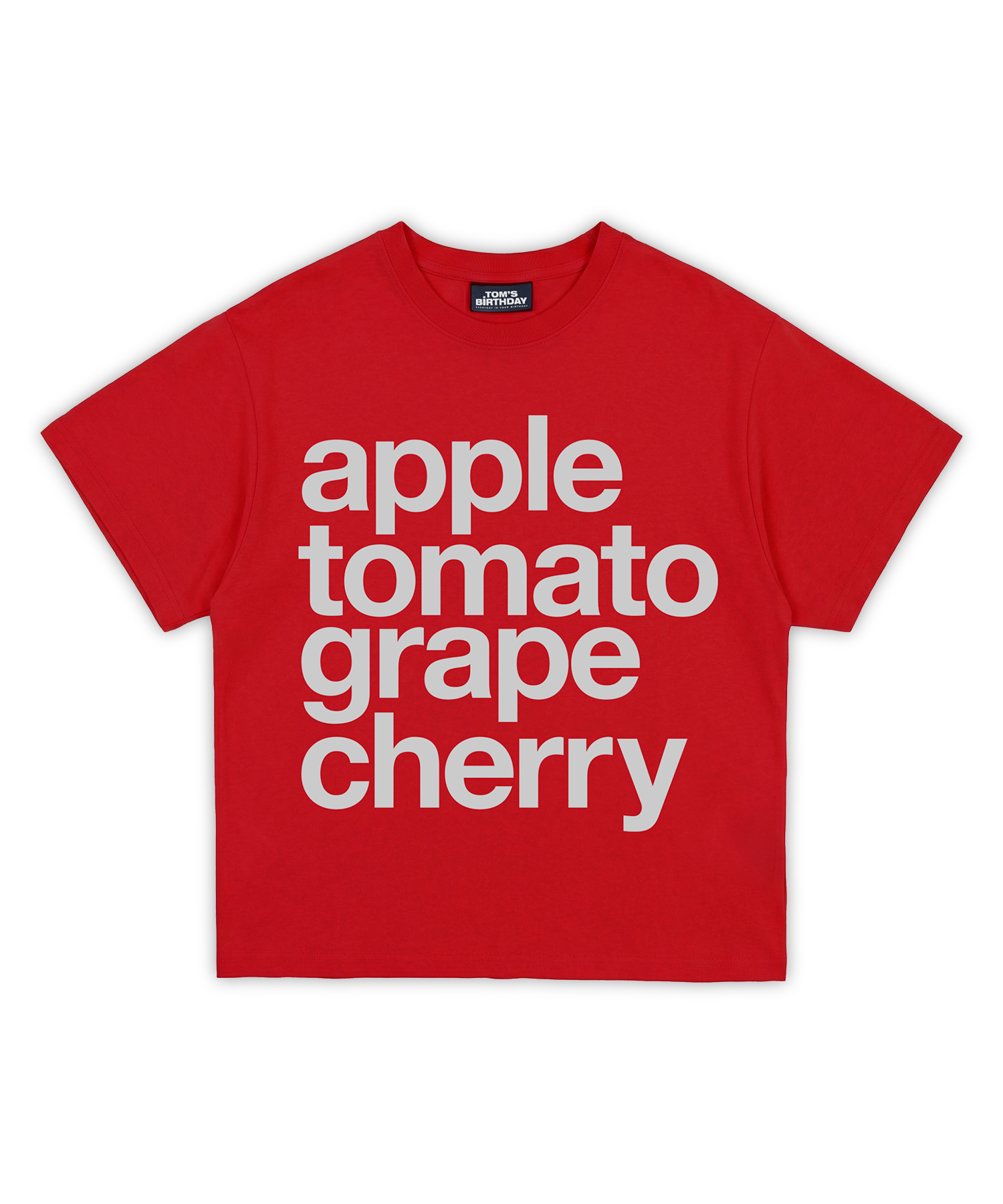 recipe half t-shirts красный