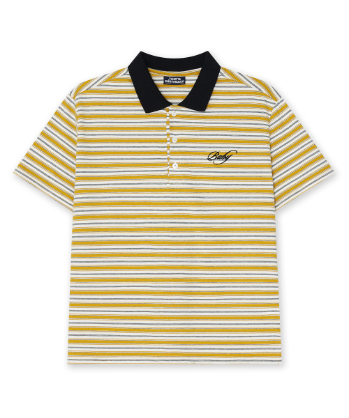 Поло в полоску Baby Stripe Half PK Yellow