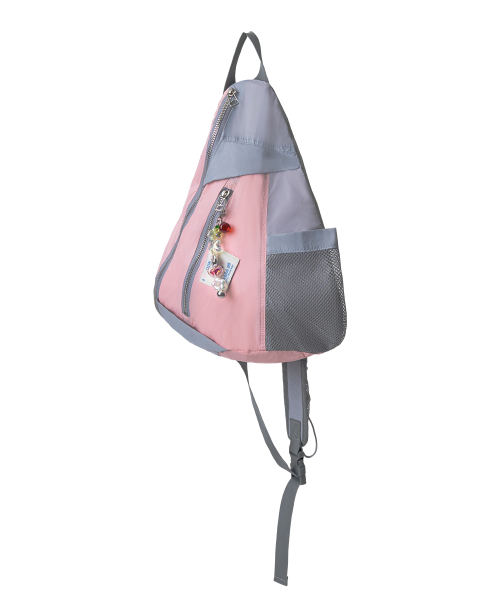 [× ILLIT] SLING BAG - PINK GREY