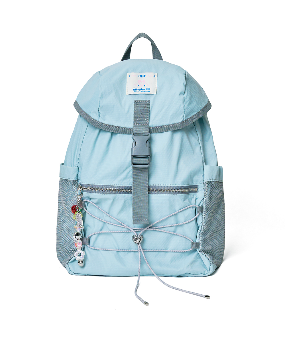 [× ILLIT] FLAP BACKPACK - SKY синий