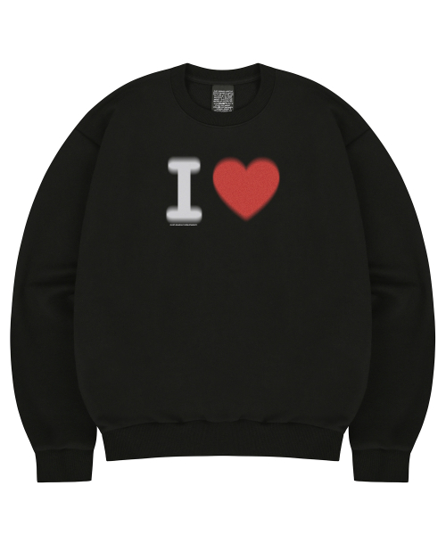 I LOVE SWEATSHIRTS (черный)