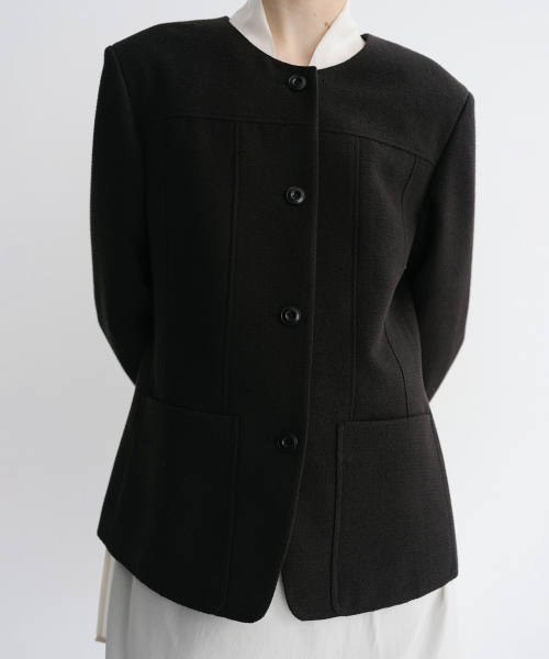 VELL TWEED JACKET (черный)