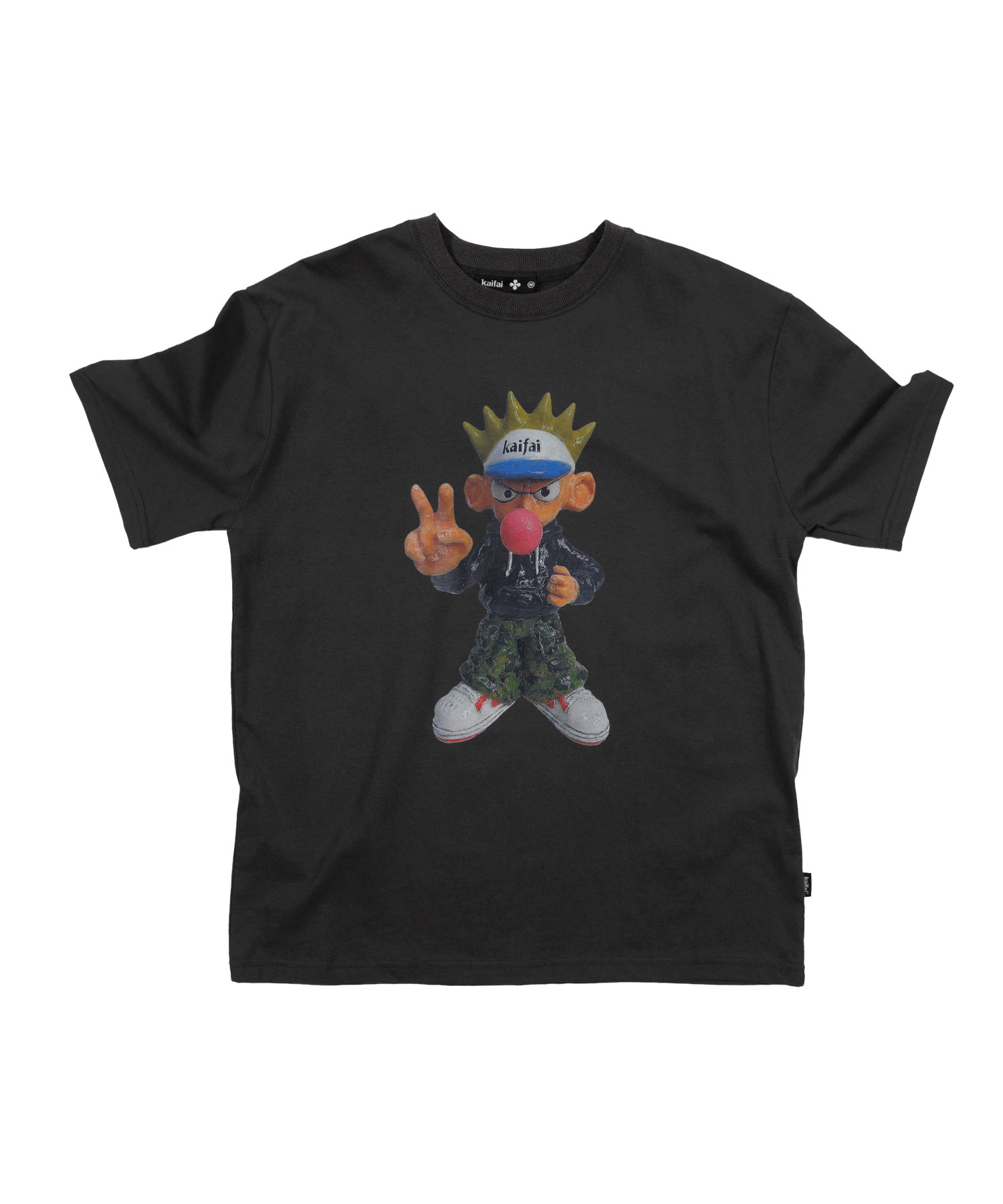 Peace Pop Tee (Charcoal) K26QB231