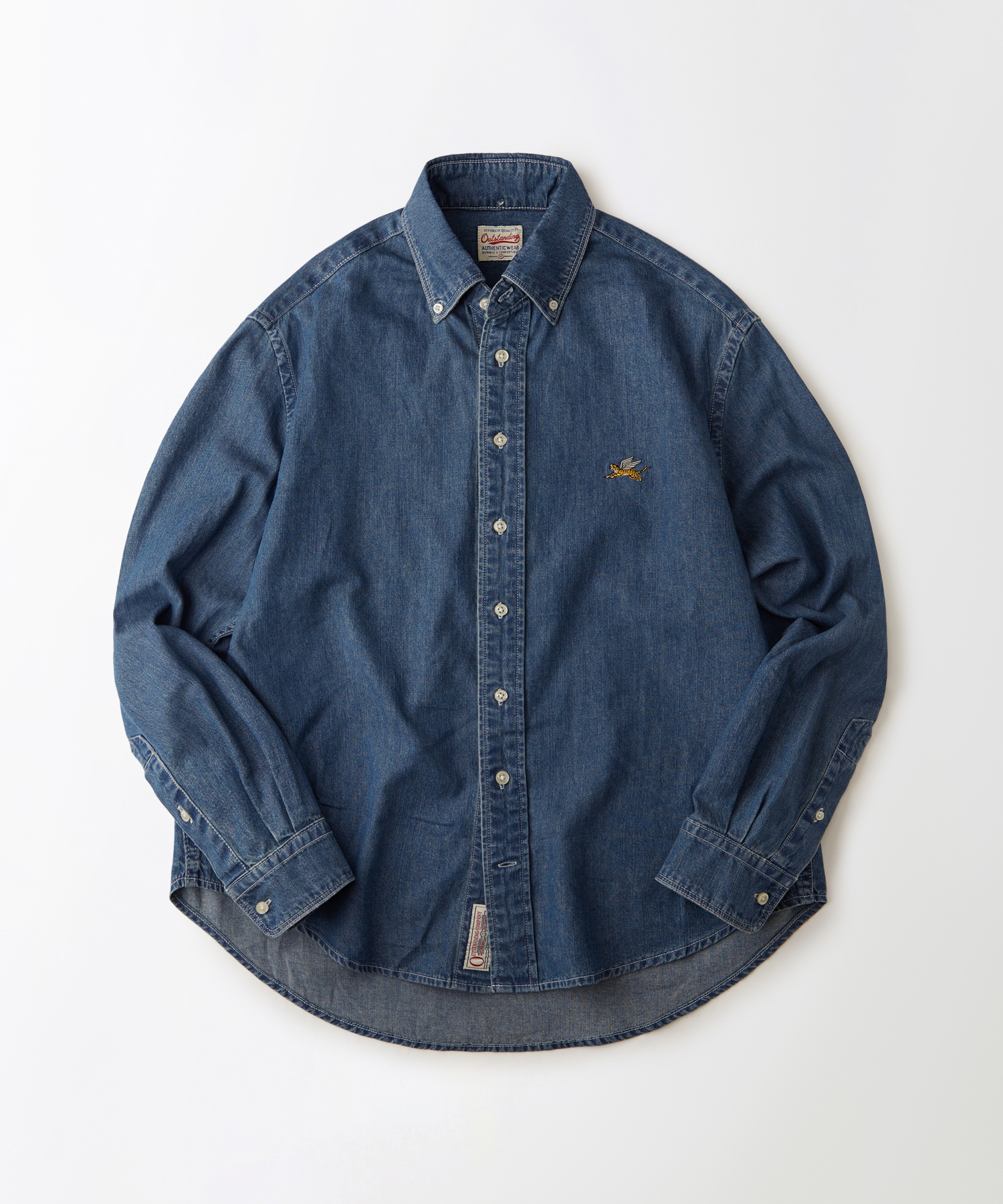 Mighty Tiger Denim рубашка Medium Blue