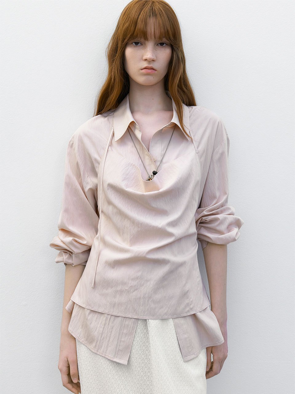 N HALTER SLEEVELESS LAYERED блузка (BL-4404)