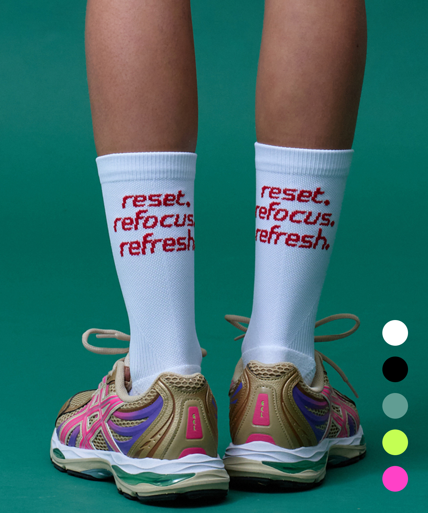Flow Running Crew Socks