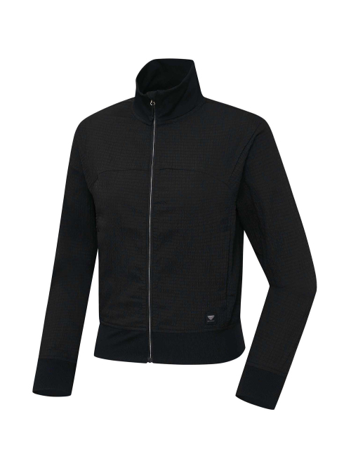 Женский жакет из жатого хлопка TYCHE ICE BLACK YWM26131I1