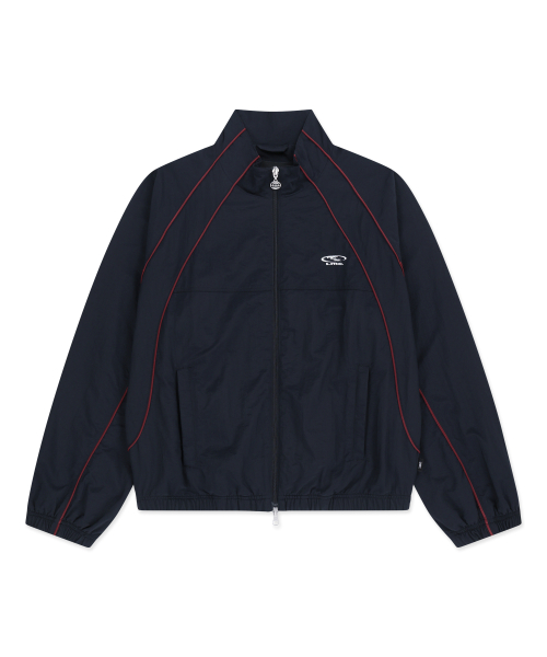 PIPING TRACK JACKET navy