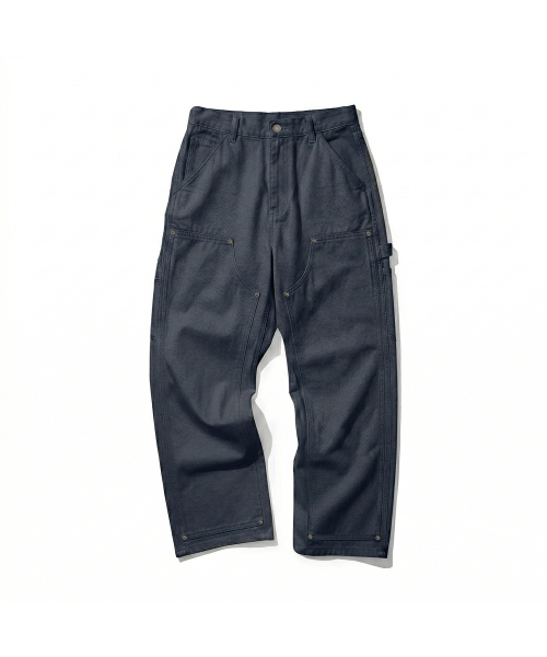 DOUBLE KNEE PANTS DEEP BLUE