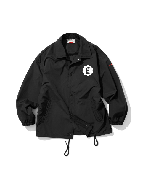 STUDIO LOGO COACH JACKET BLACK