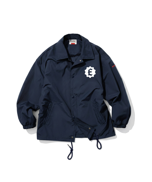 STUDIO LOGO COACH JACKET NAVY
