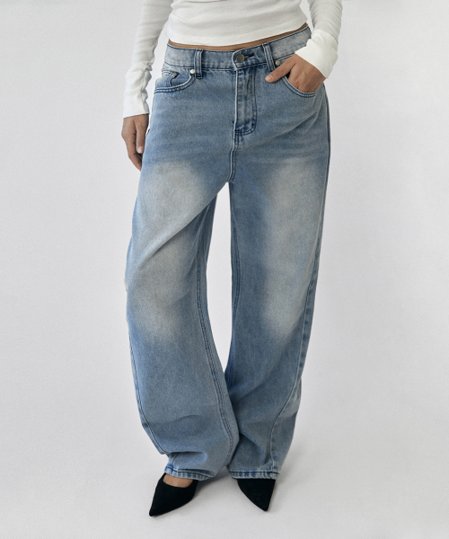 CINCH BACK DENIM [LIGHT BLUE]