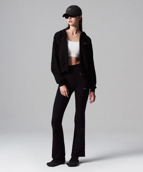 (W)Technol-OV™ SOFT FLEX FLARE LEGGINGS (BLACK)