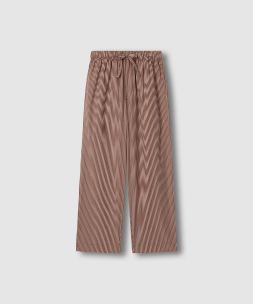 자주 [공용] 60수 코튼 10부 라운지 팬츠 [S-XL]_다크 브라운