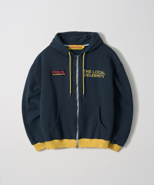 The Local Celebrity Hoodie Zip-up (NAVY)