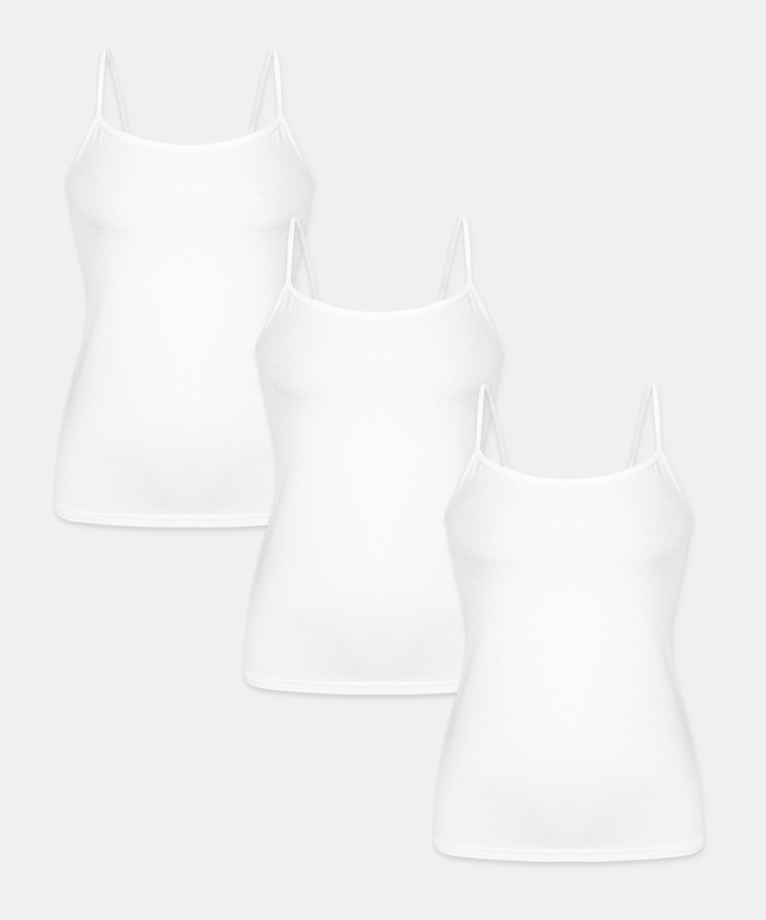 [3PACK] Охлаждающие майки на бретелях из вискозы