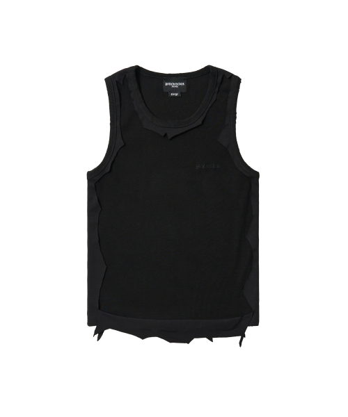DAMAGE LOGO SLEEVELESS (BLACK)
