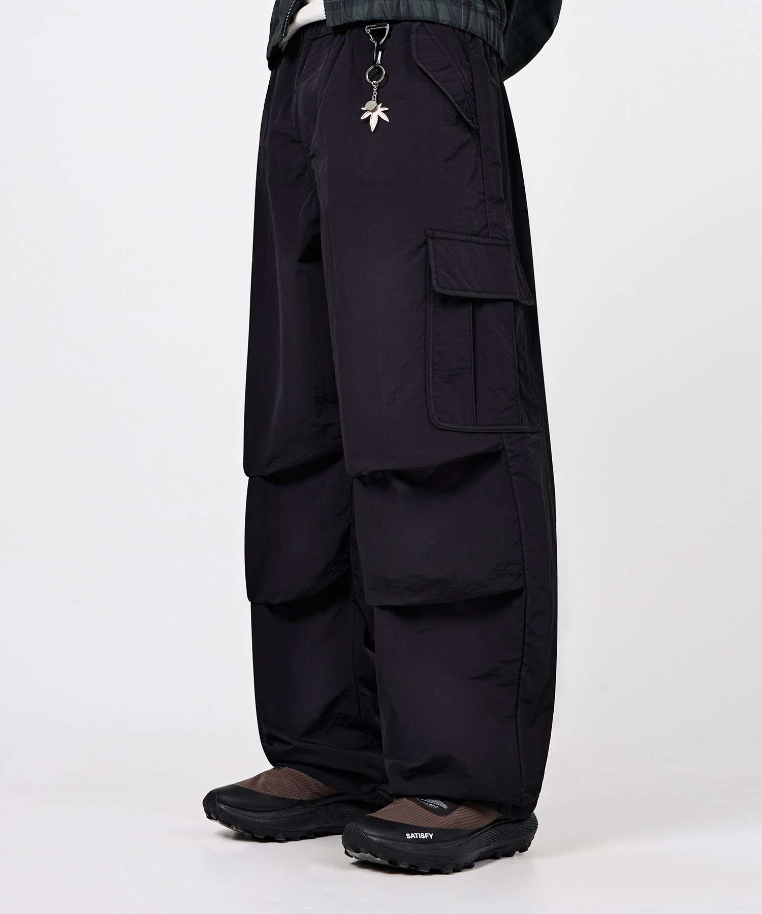 [SUMMER] M65 PARACHUTE CURVED PANTS_NC BLACK
