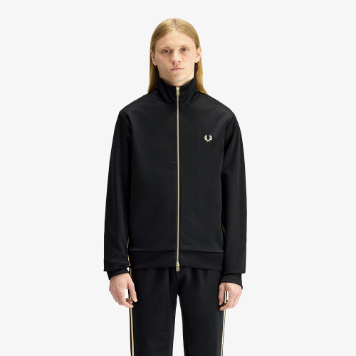Олимпийка в полоску с лентами - Black/Champagne AFPM2612329-90A