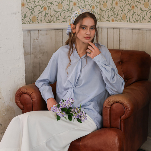 PM_Twist front blouse_2color