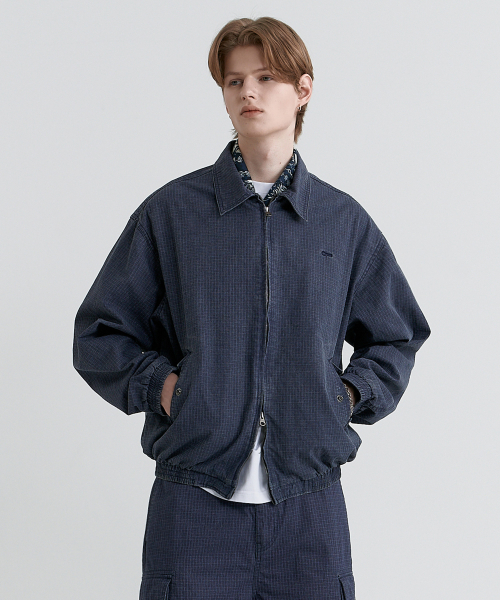 Оверсайз куртка харрингтон Hunter 5512 Pigment Ripstop Navy