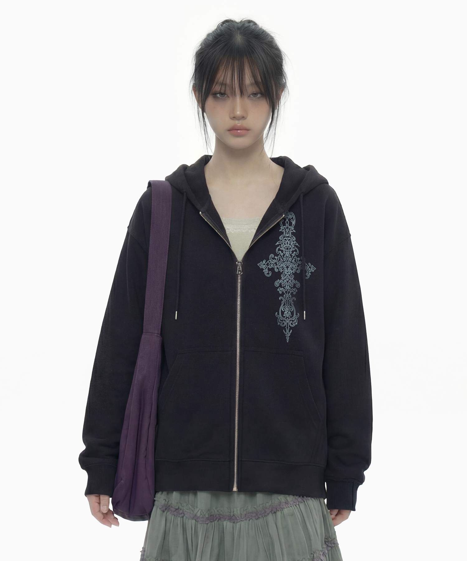 [UNISEX] Худи на молнии SIM CROSS_2color