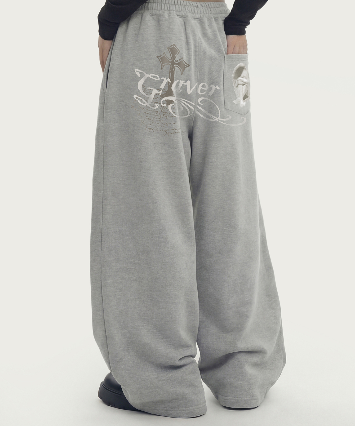 [UNISEX] Широкие спортивные штаны DONTCRY_2color