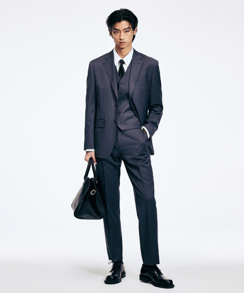 Classic Wool Suit Pants (Charcoal Grey) TNPA6E103CG