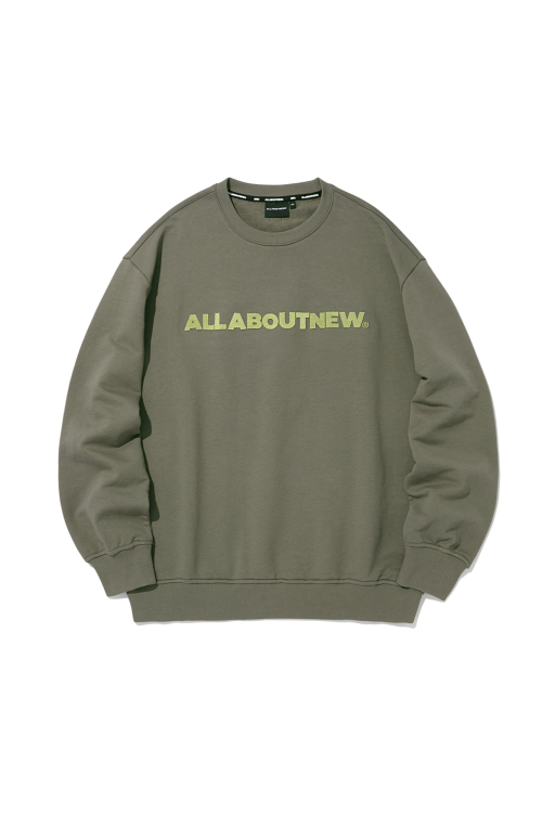 Свитшот с вышивкой травы D-Beige ANA1TM34ADE