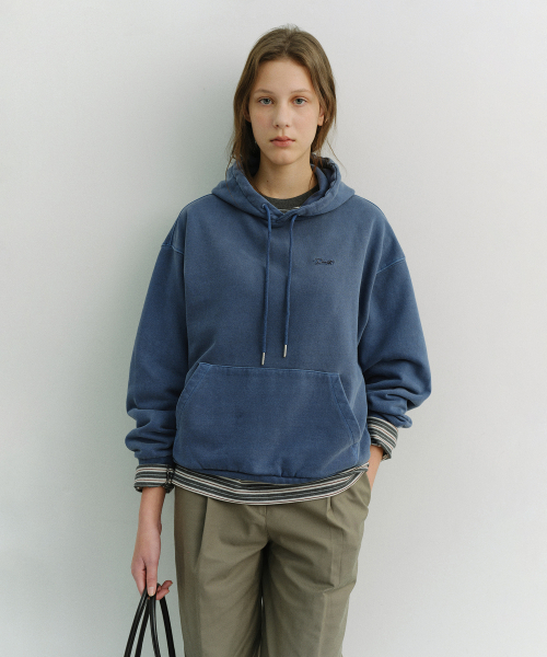 UNISEX GARMENT DYED HOODIE_UDTS6A113_BLUE
