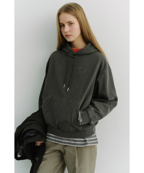 UNISEX GARMENT DYED HOODIE_UDTS6A113_BLACK