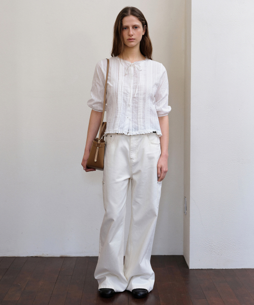 DIA CARPENTER PANTS [IVORY]