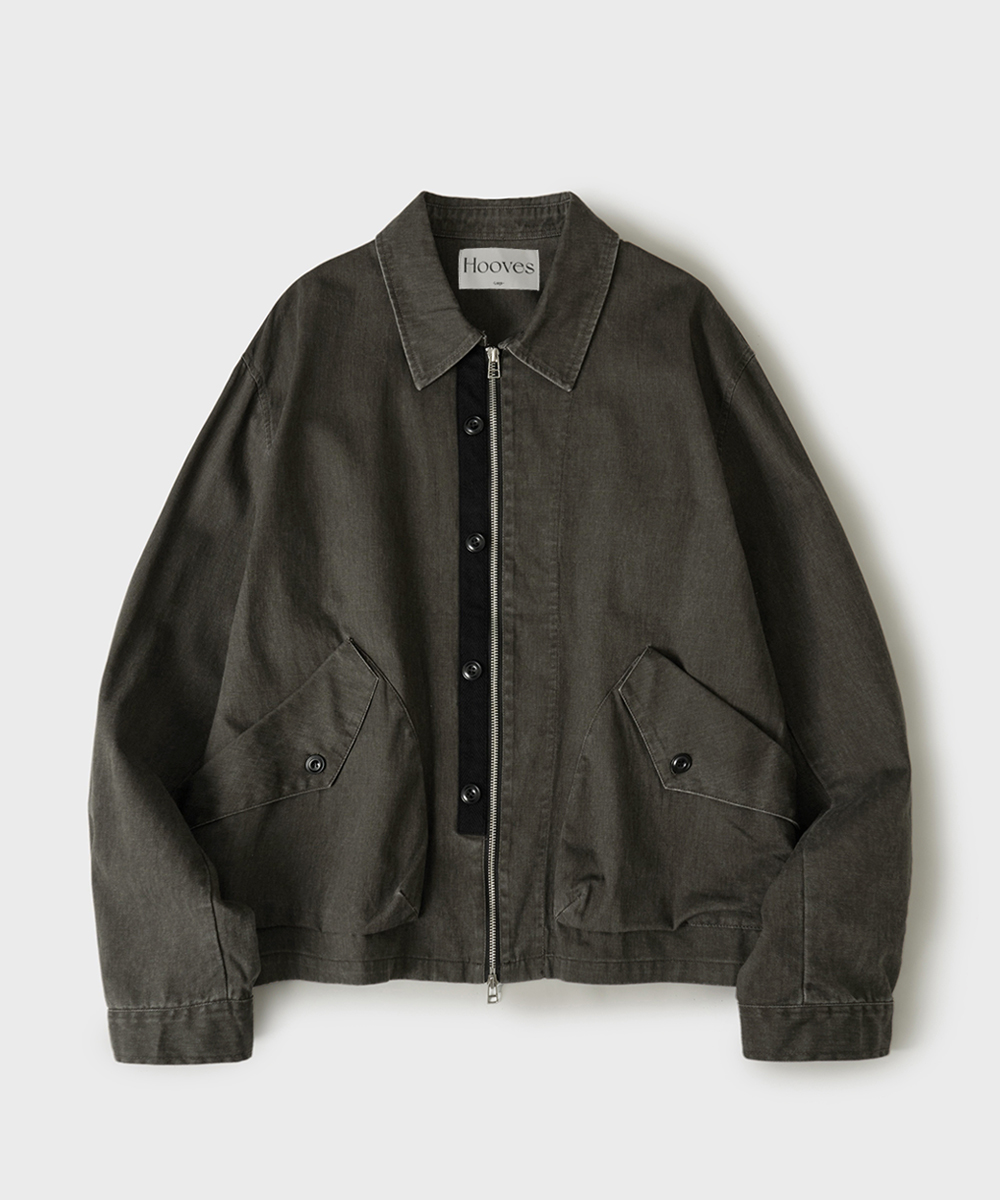 Buttoned Two-Way MK-3 Jacket[Charcoal]