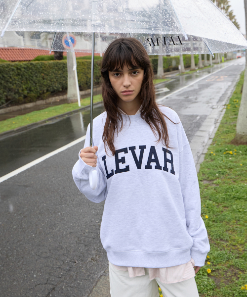 Levar Crewneck Sweatshirt - White Melange